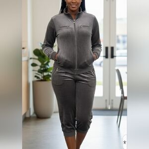 Victoria's Secret GrayVelour Jacket